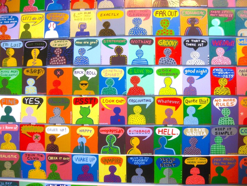 original painting about a bot 4911 Am I Not...? I Have 11 Things To Say