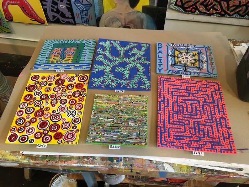 Could Go Either Way original painting a maze thing 5241