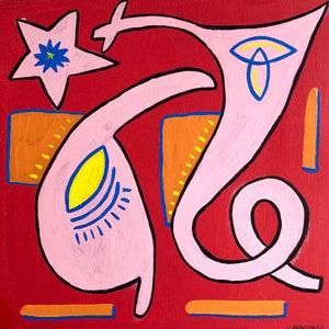 Cobra Concert / original painting / snake it or break it / 375