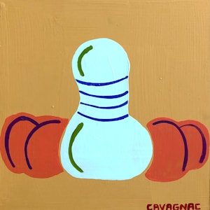 Atypical Scene / original abstract painting / 6282