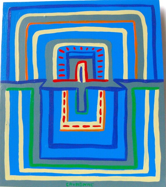 The Orange Door Hinge Original Painting Best Rhyme Available At Present 4505