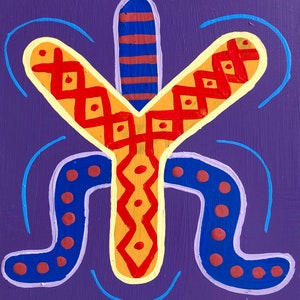 ¿Conoces a Y? / pintura querulous original / 5904