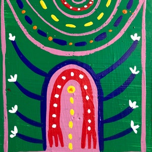 Altar-ed Status / original sacrificial painting / 6172