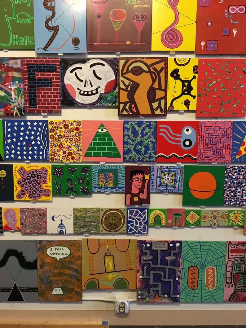 Could Go Either Way original painting a maze thing 5241