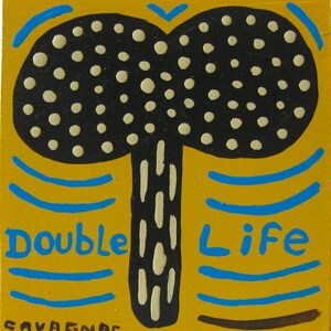 Life Times Two / original painting / tree-esque double life depiction / 3971