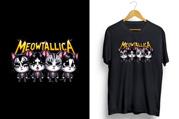Meowtallica Shirt Etsy Ireland