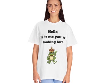 Hello, is it my  you 're looking for - theme songs shirt  Unisex Garment-Dyed T-shirt