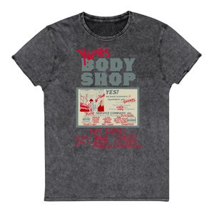 Ygor&#39;s Body Shop - Dark Universe Inspired Acid Wash T-Shirt