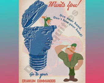 We Want You! - Cranium Command Inspired Print