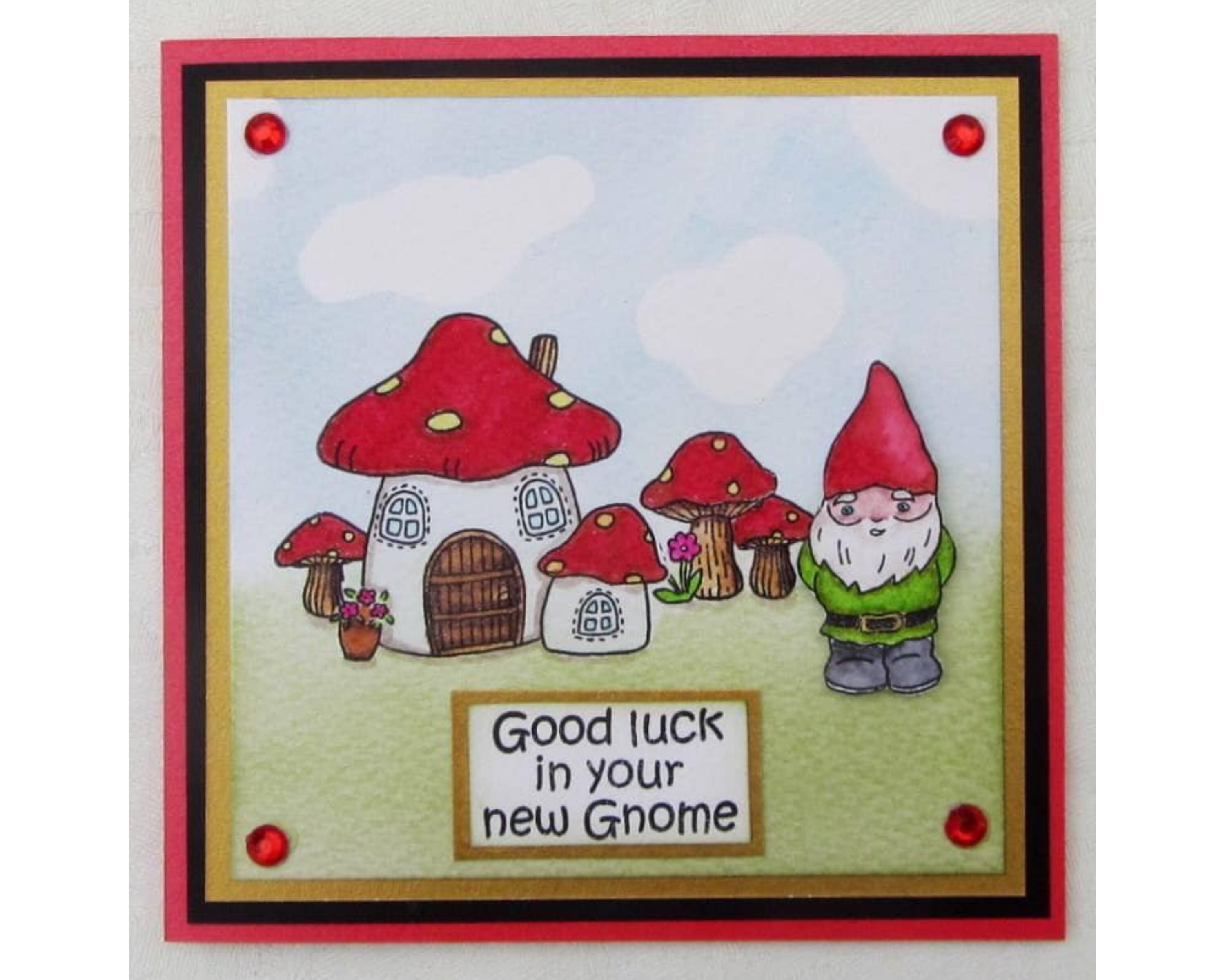 GNOME STAMPS Photopolymer Clear Stamps SET Gnome Rubber - Etsy UK