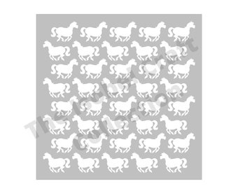 THELWELL Stencil, Home Decor Stencil, Norman THELWELL Reusable stencil, art stencil, wall decor 250 micron quality mylar stencil