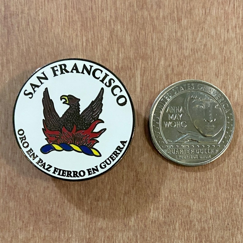 San Francisco Enamel Pin Bild 2