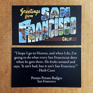 Pin de esmalte de San Francisco imagen 5