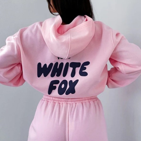 WhiteFox Hoodie - White Fox Dupe, 8 Colours/Colors, Pullover, Bubbly Writing, 3D, Leisure Hoodie