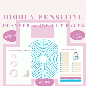 NEW 21-Page Highly Sensitive People Worksheets Highly Sensitive People Planner HSP WorksheetsMindful WorksheetsHSP Planner Help 4U image 7