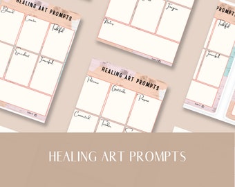 Healing Art Prompts * Art Prompts * Mindful Art Prompts * Art Prompts for Healing * Art Prompt Drawings * Draw to Heal * Healing Prompts *