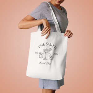 Simple Couple Tote Bag - Custom Wedding Totes - Destination Wedding Tote - Wedding Welcome Gift Tote Bags - Wedding Welcome Bag