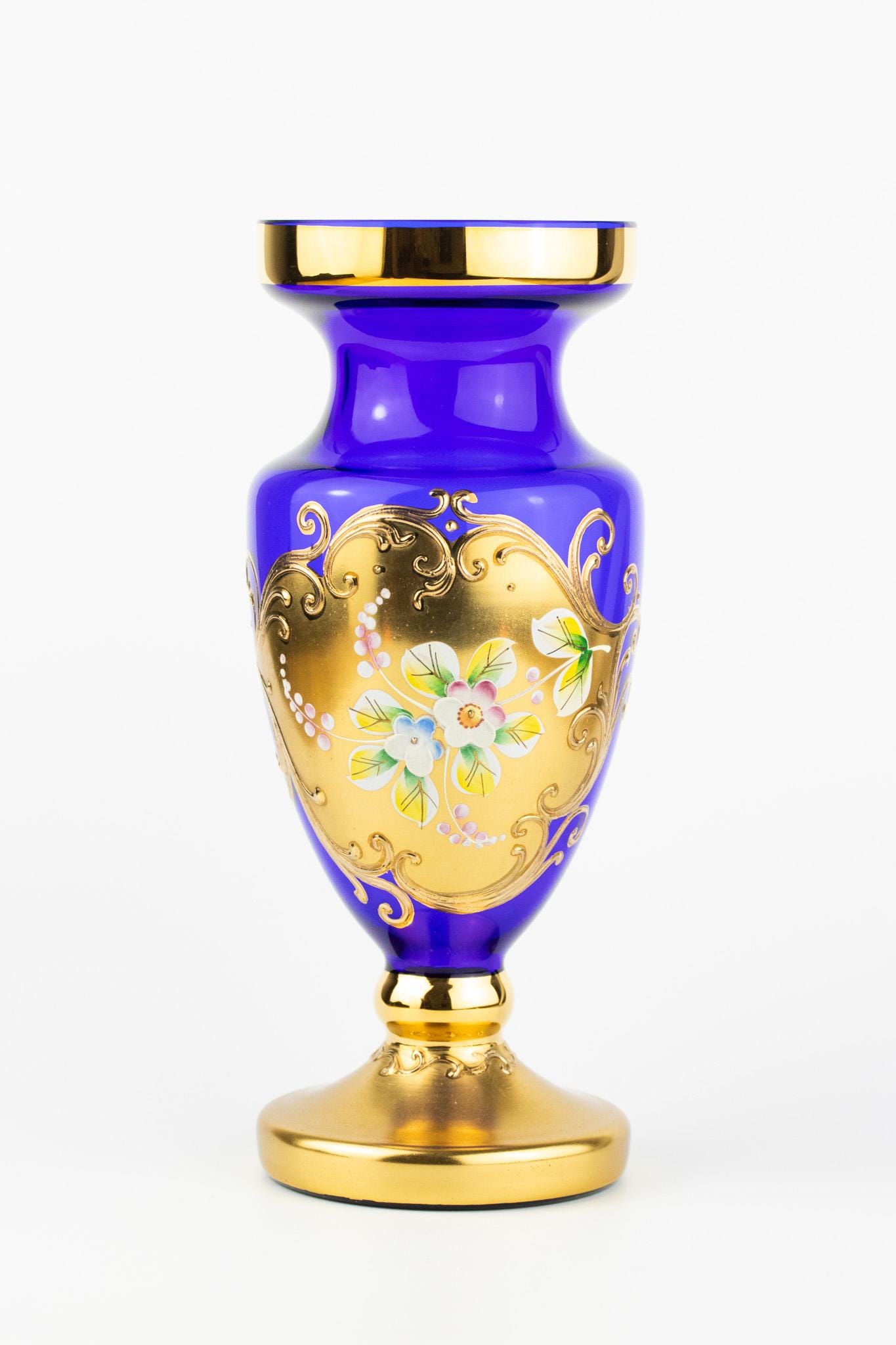 Bohemian glass vase - Etsy 日本
