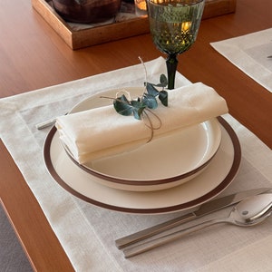 Soft linen napkin set, Natural Stonewashed, Set of 2,4,6,8,10,Table Decor,Housewarming Gift Ideas