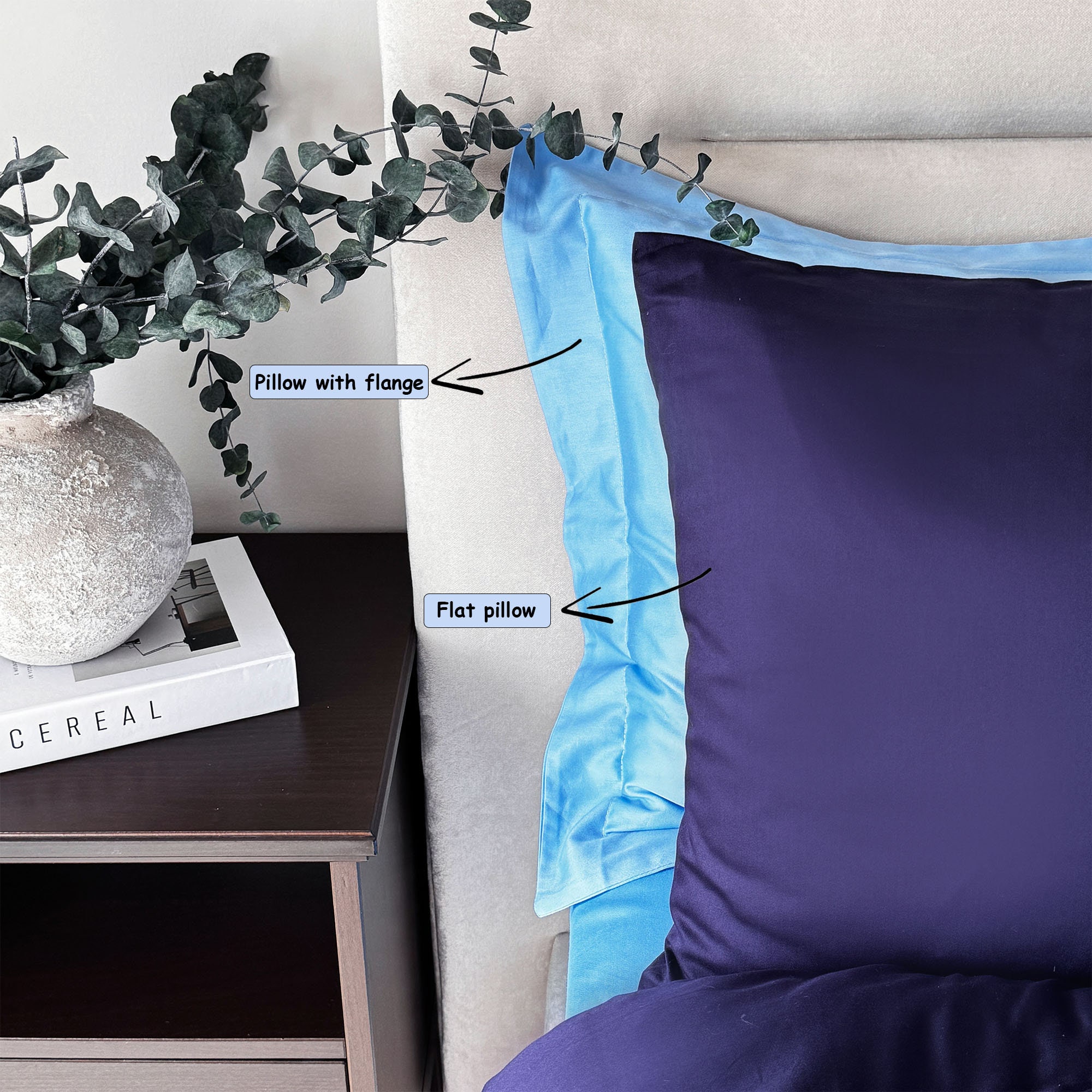 Royal Cotton Sateen Pillow Protector - Standard