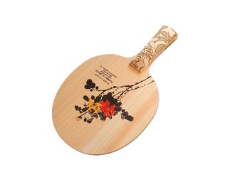 Handmade Table Tennis Racket : National Flower