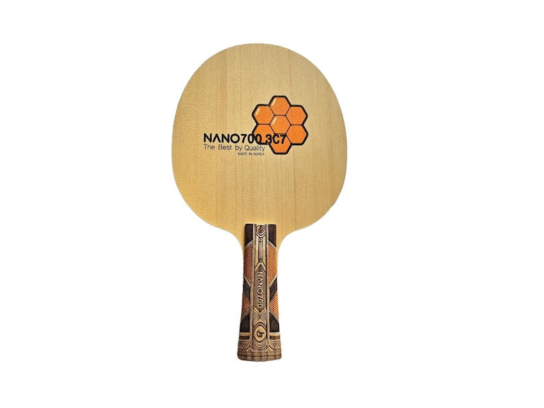 Handmade Table Tennis Racket : NANO700 3C7 image 1
