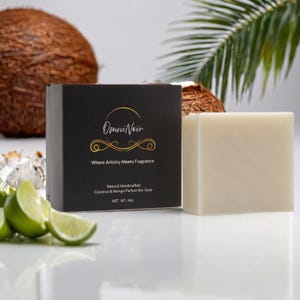 Lumiéren du Soleil Soap Bar - Compare to So:leil Bl&#39;anc - OmniNoir Fragrance Womens Luxury Perfume Soap Bar