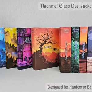 Hardcover Throne of Glass Dust Jacket Collection - Digital Download, Printable, Fantasy Book Covers for TOG series