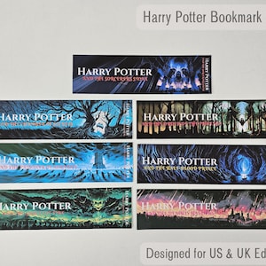 Kolekcja zakładek HP, pobieranie cyfrowe, do druku, magiczne zakładki do serii HP