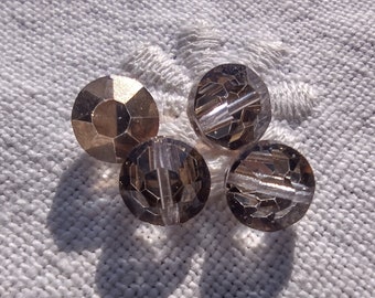 Crystal Comet Or (gold) Golden Article 5100 Lentil Swarovski Vintage Crystal Beads