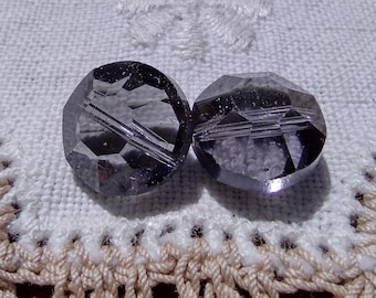 Morion Article 5100 Deep Smoky Purple 12mm Swarovski Vintage Crystal Beads