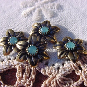 Swarovski Blue Pacific Opal Gorgeous Vintage Crystal Component Finding