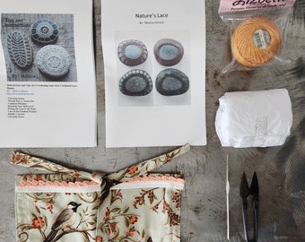 Crochet, Crochet Patterns, Crochet Kit, Crochet Gifts, Create Your Own Crocheted Stone Kit, How to Guide, Pattern and Supplies (not stones)