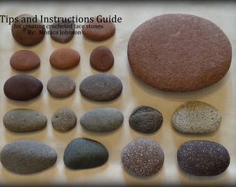 Crochet, Crochet Gifts, Tips and Instructions Guide for creating Lace Stones, NOT Patterns, DIY, Crafters, Gift, Unique, by Monicaj