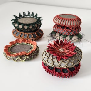 Crochet, Crochet Gifts, Crochet Gift, Crochet Handmade, Handmade Crochet, Crochet Decor, Pretty Fall Gifts, Lace Stone, Originals image 2