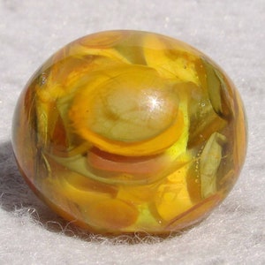 ION #1 Lampwork Glass Bead- Flaming Fools Lampwork Art Glass SRA
