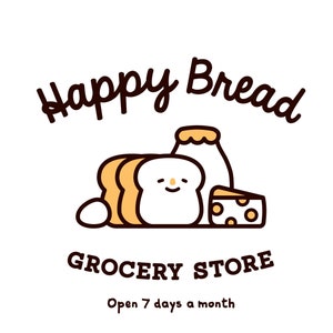 Happy Bread Grocery Store Tote image 5