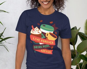 Hard Life Coffee Unisex T-shirt