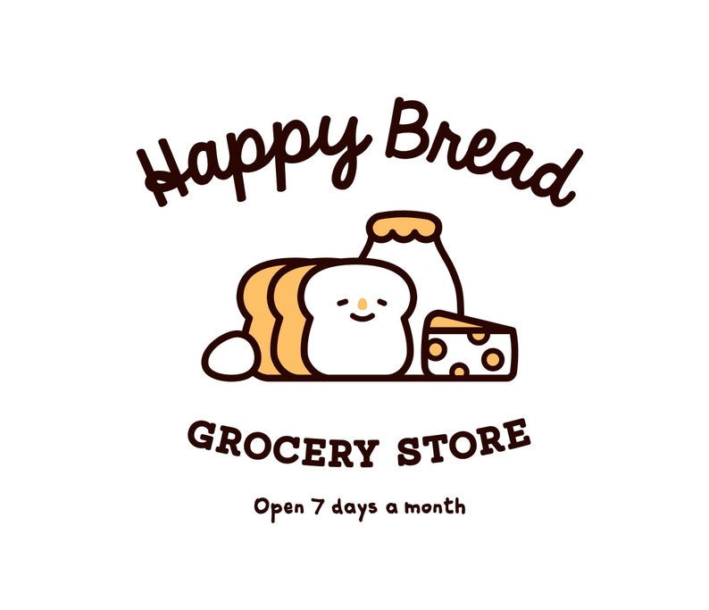 Happy Bread Grocery Store Tote image 5