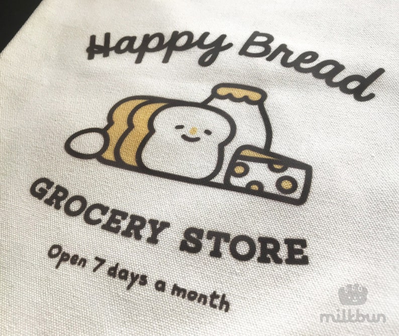 Happy Bread Grocery Store Tote image 3