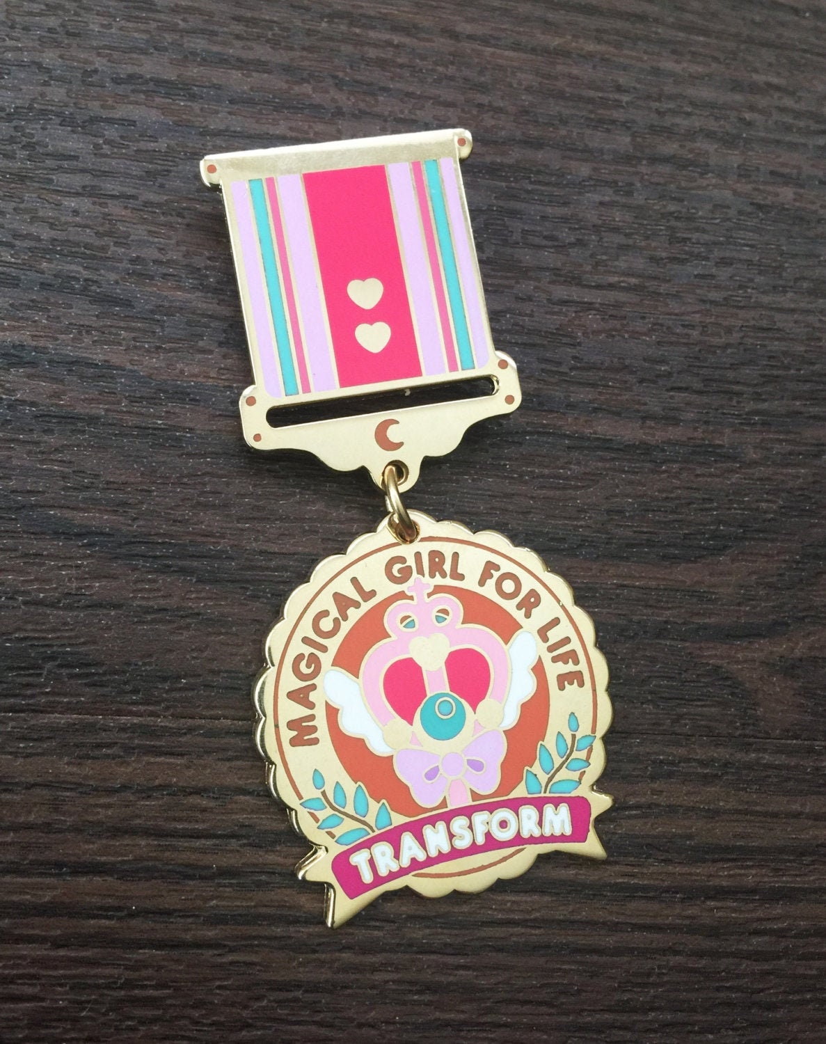 Magical Girl for Life Enamel Medal