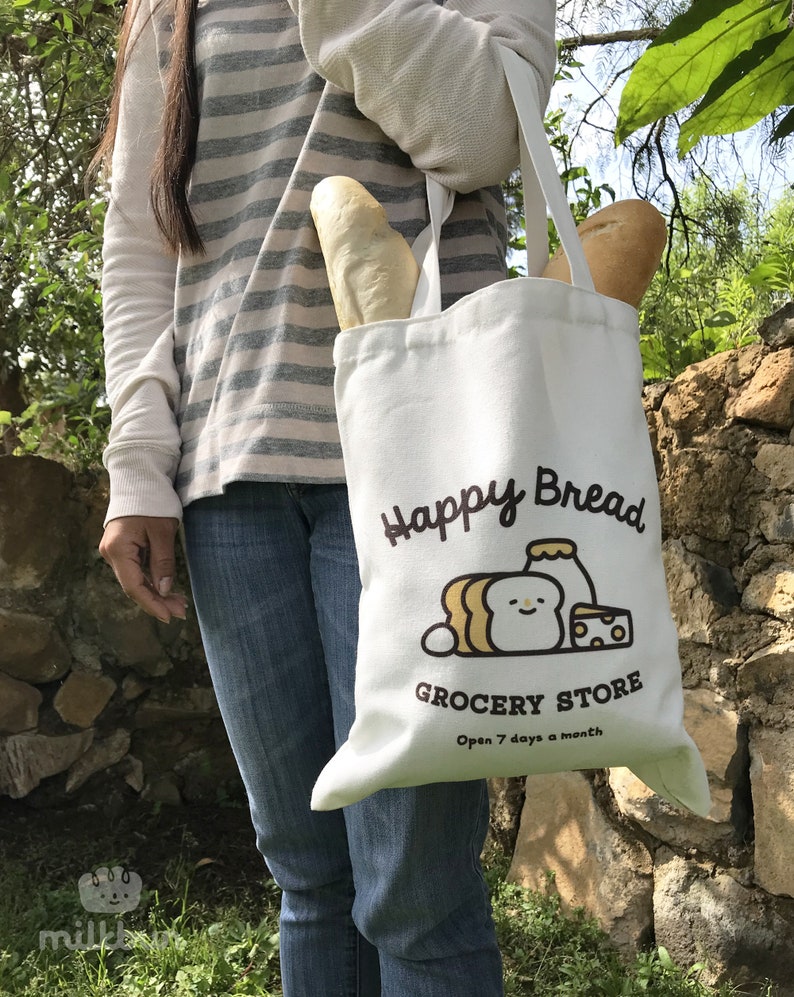 Happy Bread Grocery Store Tote image 2