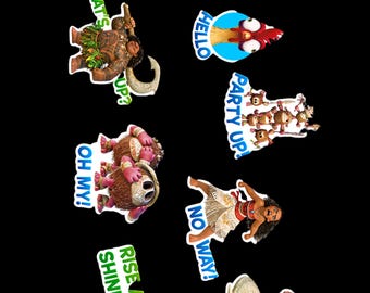 Moana Sticker Sheet