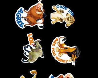 Lion King Sticker Sheet