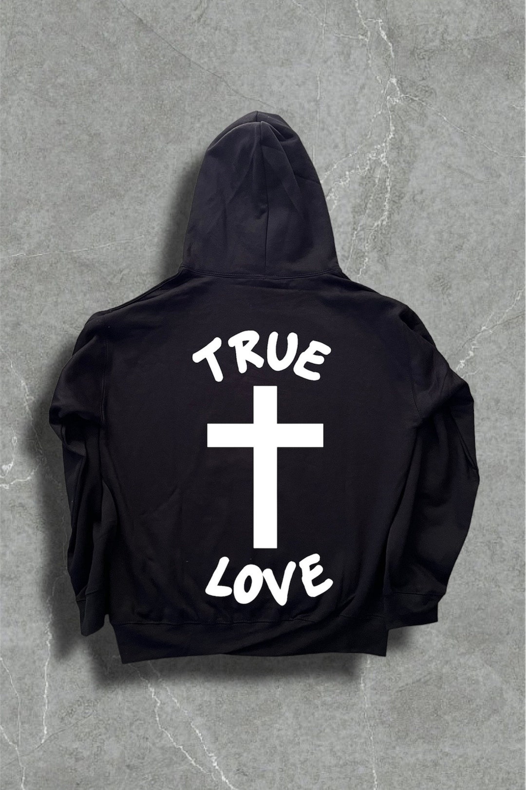True Love Cropped Pullover Hoodie main image 1