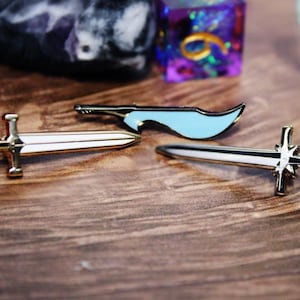 original | swords enamel pin set | spring 2024 patreon exclusive