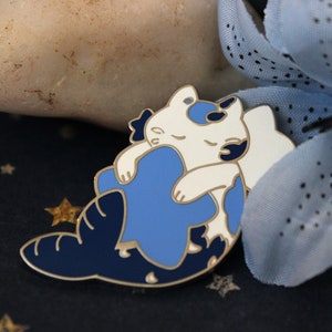 GUEST ARTIST - original | aqua felis enamel pin | luna marina collection