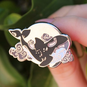 original | cetus stained glass enamel pin | luna marina collection