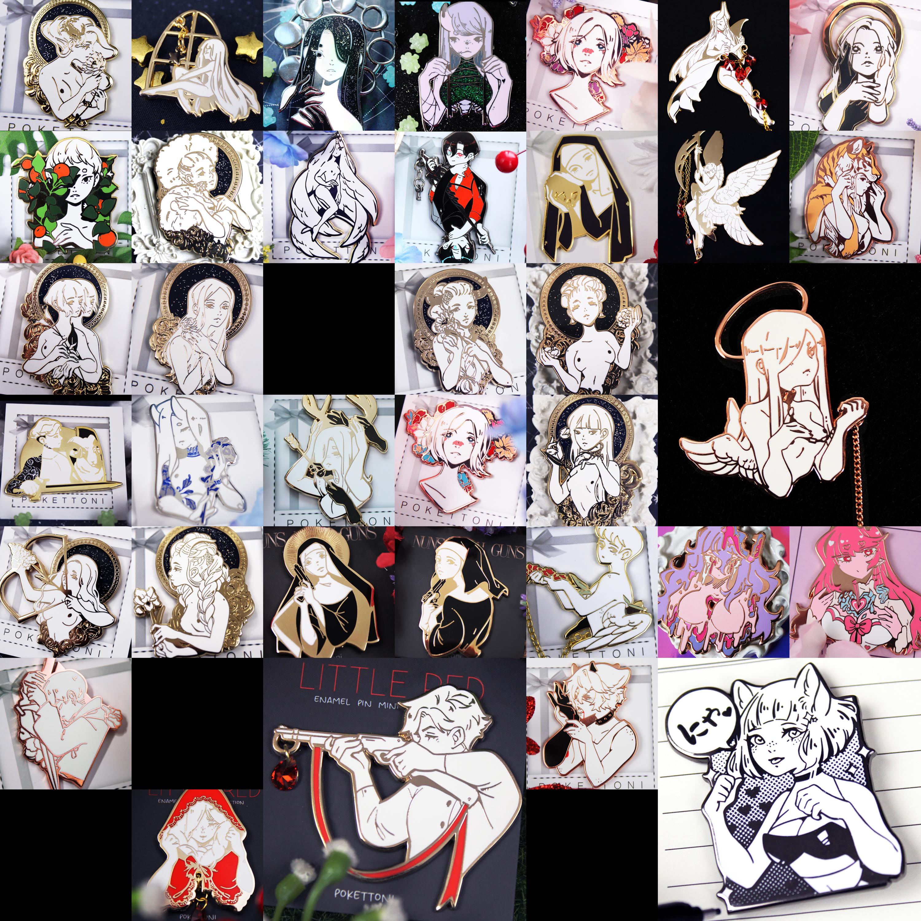 original | B grade enamel pin grab bag | characters collection