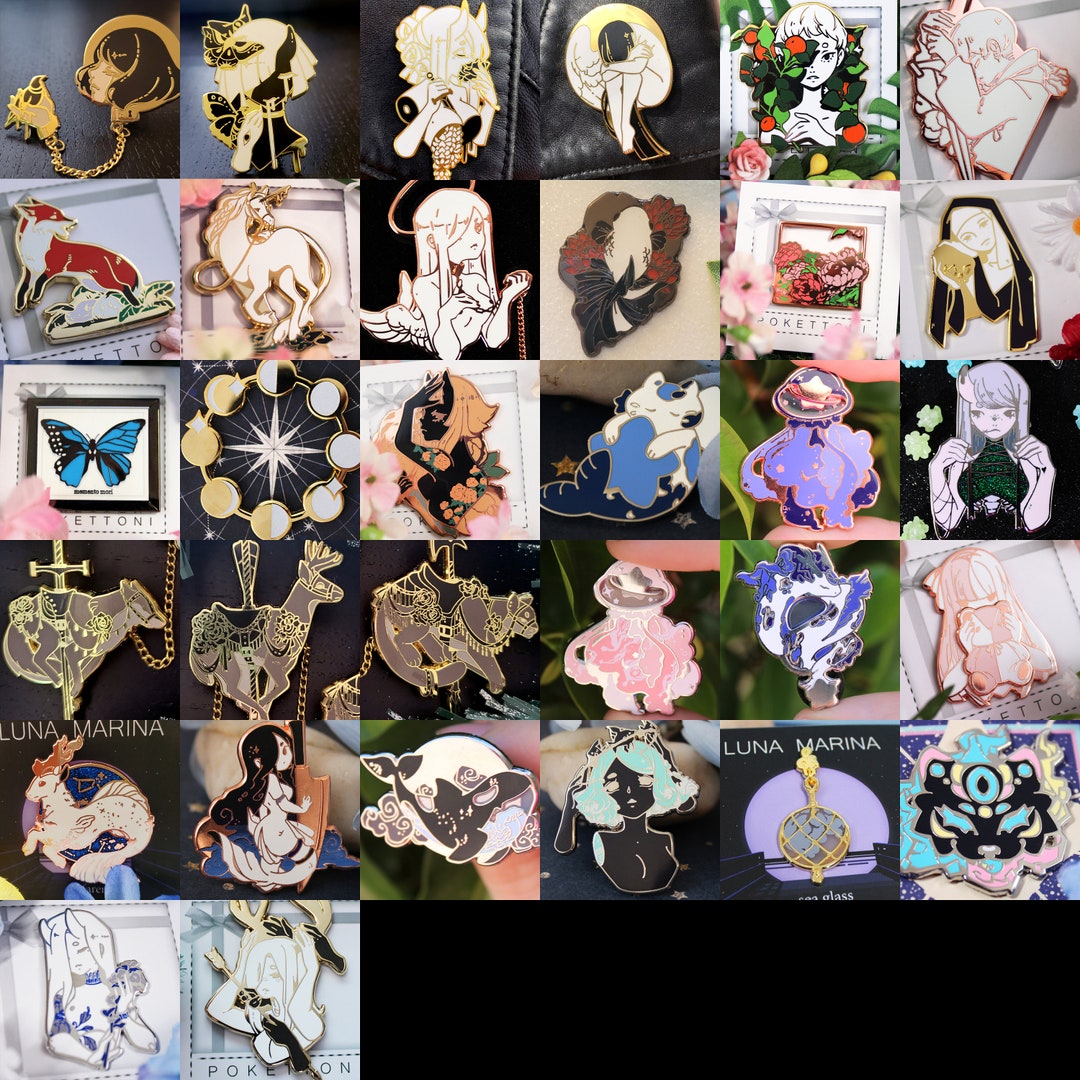 Original B Grade Enamel Pin Grab Bag Pokettoni & Ryis Etsy